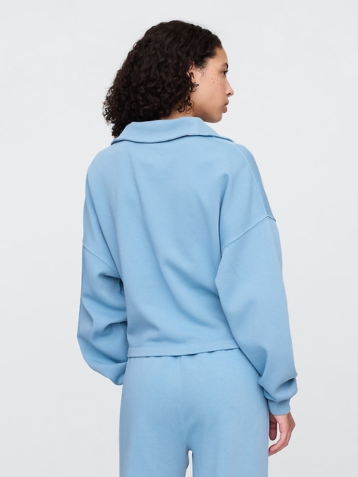 Image number 2 showing, Oversized Quarter-Zip Sweatshirt