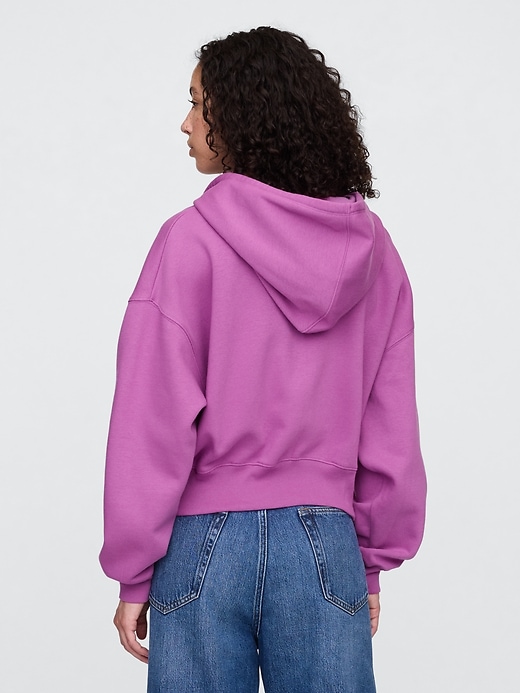 Image number 2 showing, Oversized Gap Graphic Zip Hoodie