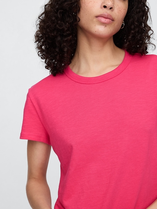 Image number 4 showing, ForeverSoft Shrunken Crewneck T-Shirt