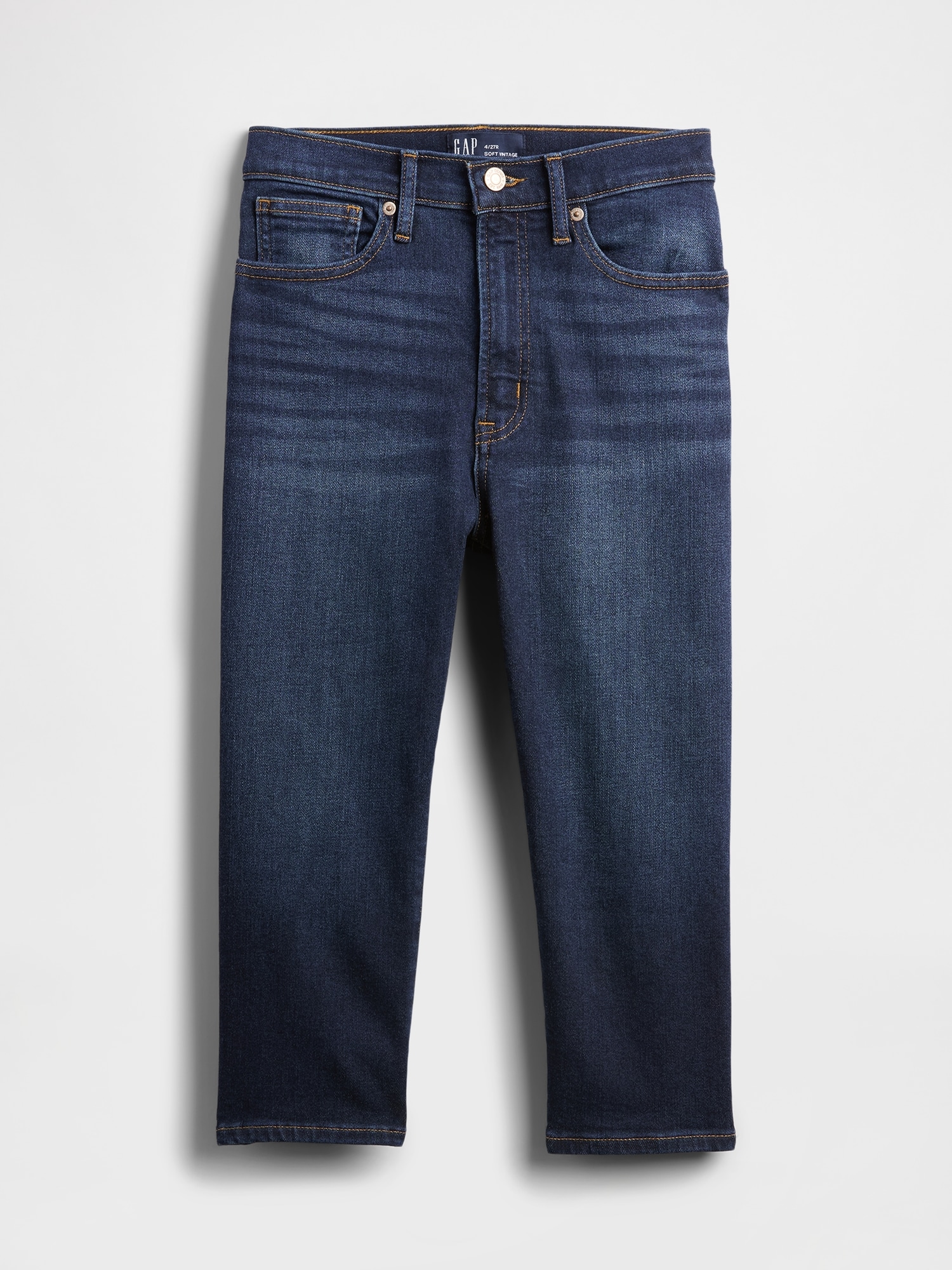 High Rise Vintage Slim Capri Jeans