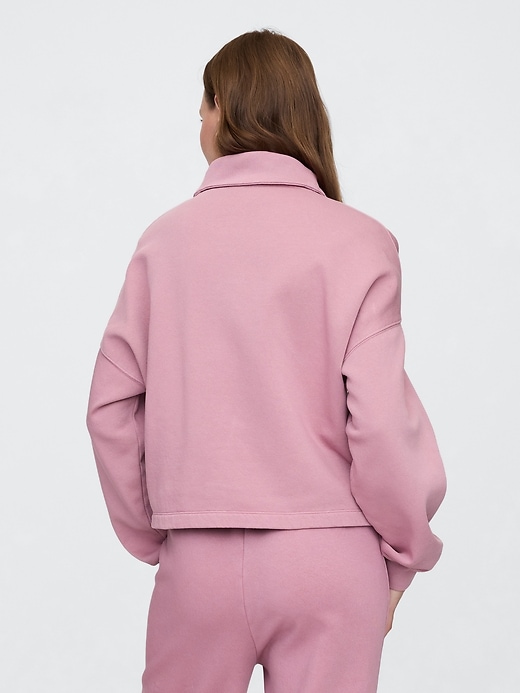 Image number 2 showing, Oversized Quarter-Zip Sweatshirt