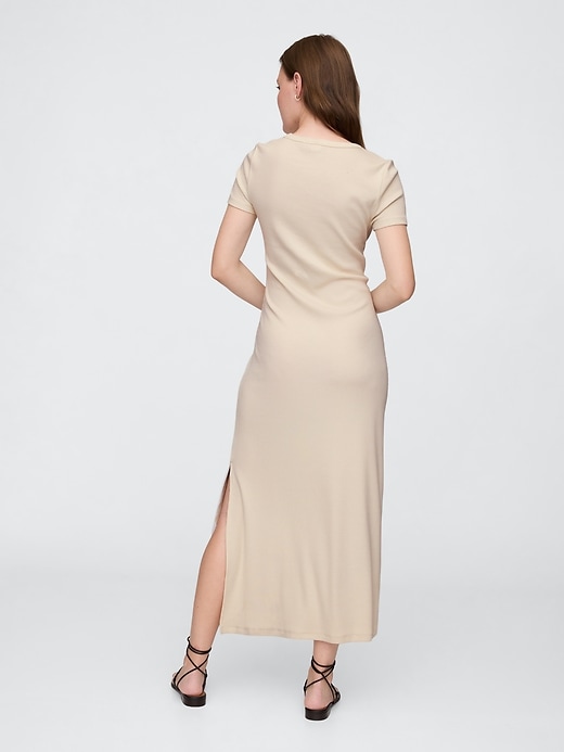 Image number 2 showing, Ribbed Maxi Dress