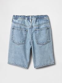 Kids Pull-On Loose Denim Carpenter Shorts
