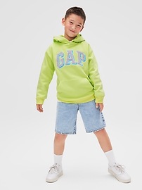 Kids Pull-On Loose Denim Carpenter Shorts