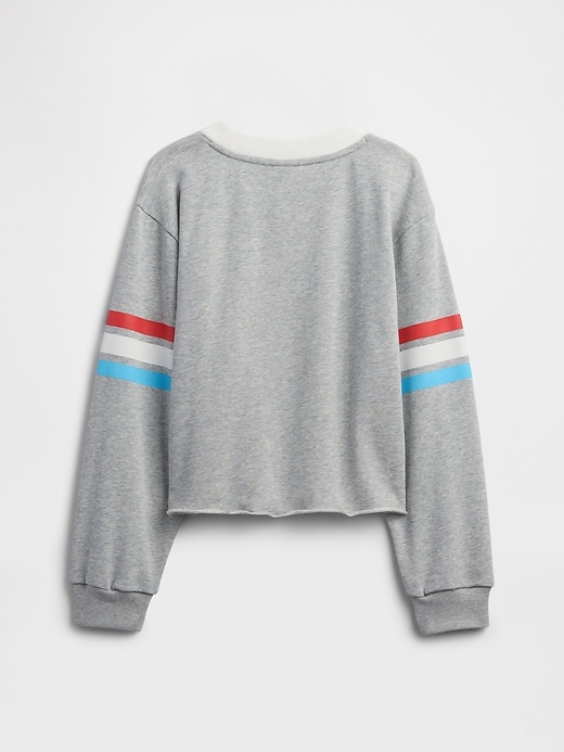 Image number 3 showing, Kids Relaxed French Terry Graphic Sweatshirt