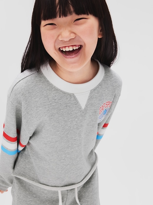 Image number 2 showing, Kids Relaxed French Terry Graphic Sweatshirt