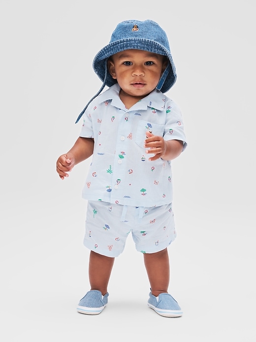 View large product image 2 of 2. Baby Denim Bucket Hat