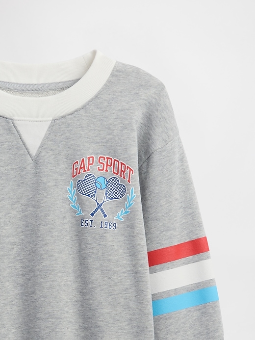 Image number 4 showing, Kids Relaxed French Terry Graphic Sweatshirt