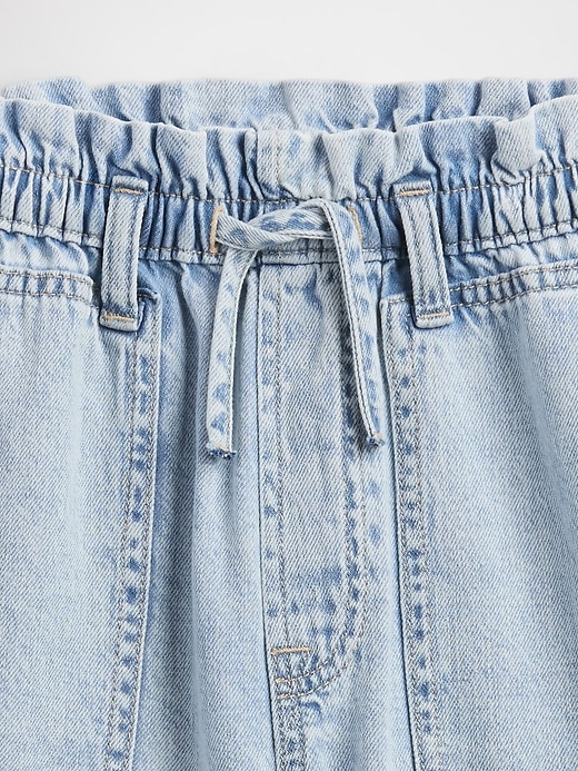 Image number 4 showing, Kids High Rise Relaxed Pull-On Utility Shorts