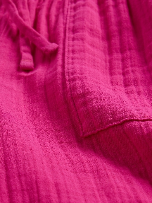 Image number 4 showing, Kids Pull-On Wide-Leg Gauze Pants