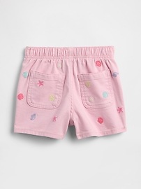 babyGap Pull-On Embroidered Denim Shorts