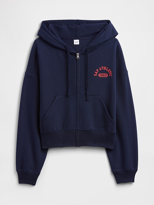 Image number 5 showing, Oversized Gap Graphic Zip Hoodie