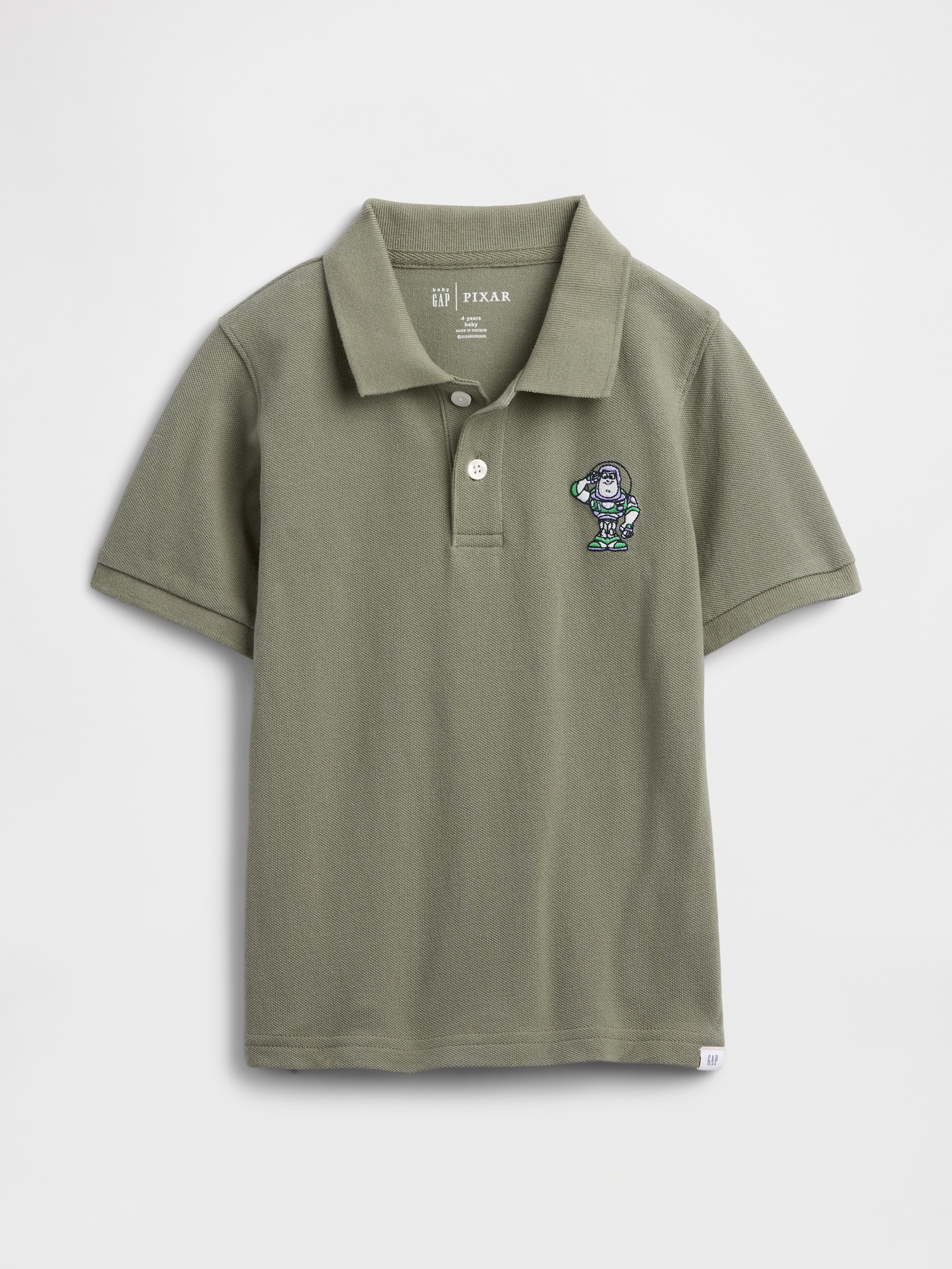 babyGap × Disney Pique Polo Shirt - Green