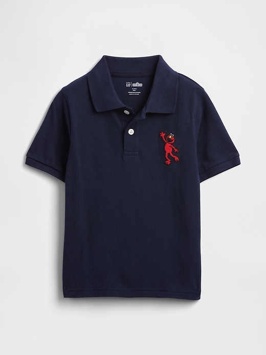Image number 1 showing, babyGap &#124 Sesame Street Pique Polo Shirt