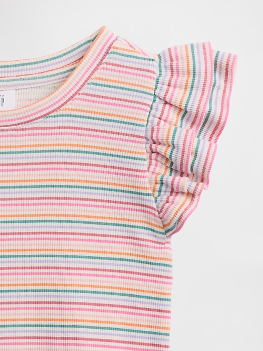 Image number 3 showing, babyGap Ribbed Flutter Sleeve T-Shirt