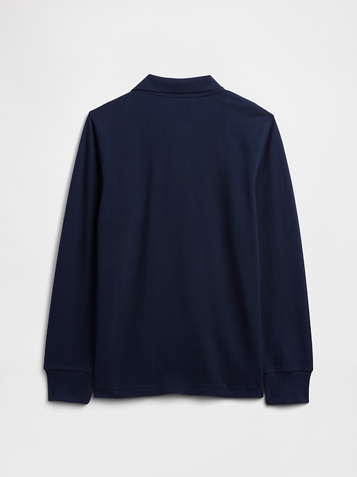Image number 2 showing, Kids Uniform Pique Polo Shirt