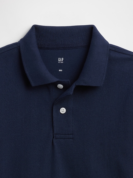 Image number 3 showing, Kids Uniform Pique Polo Shirt