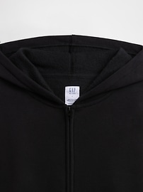 Relaxed Fleece Zip Hoodie