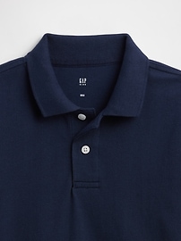 Kids Uniform Pique Polo Shirt