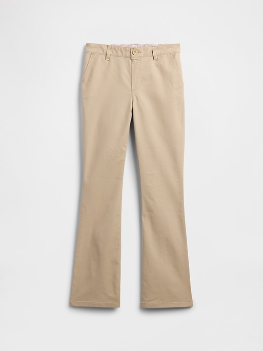 Image number 1 showing, Kids Uniform Flare Chinos