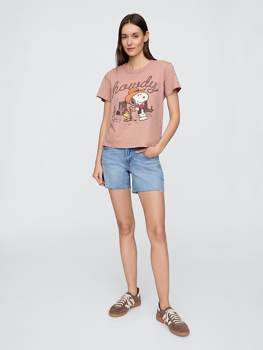 Image number 3 showing, Peanuts Shrunken Graphic T-Shirt