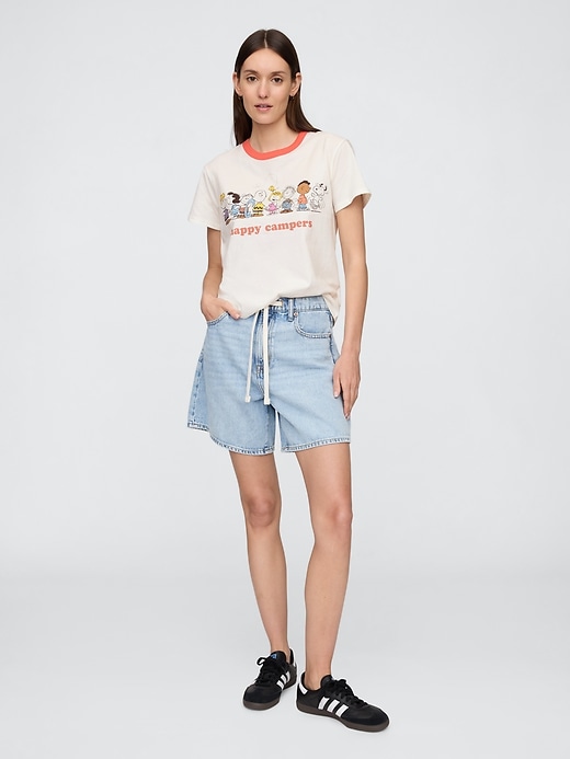 Image number 3 showing, Peanuts Shrunken Graphic T-Shirt