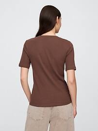 Favorite Ribbed Crewneck T-Shirt