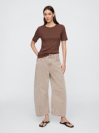 Favorite Ribbed Crewneck T-Shirt