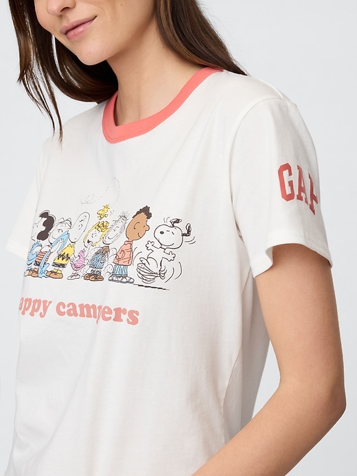 Image number 4 showing, Peanuts Shrunken Graphic T-Shirt