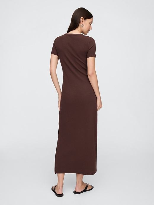Image number 2 showing, Ribbed Maxi Dress
