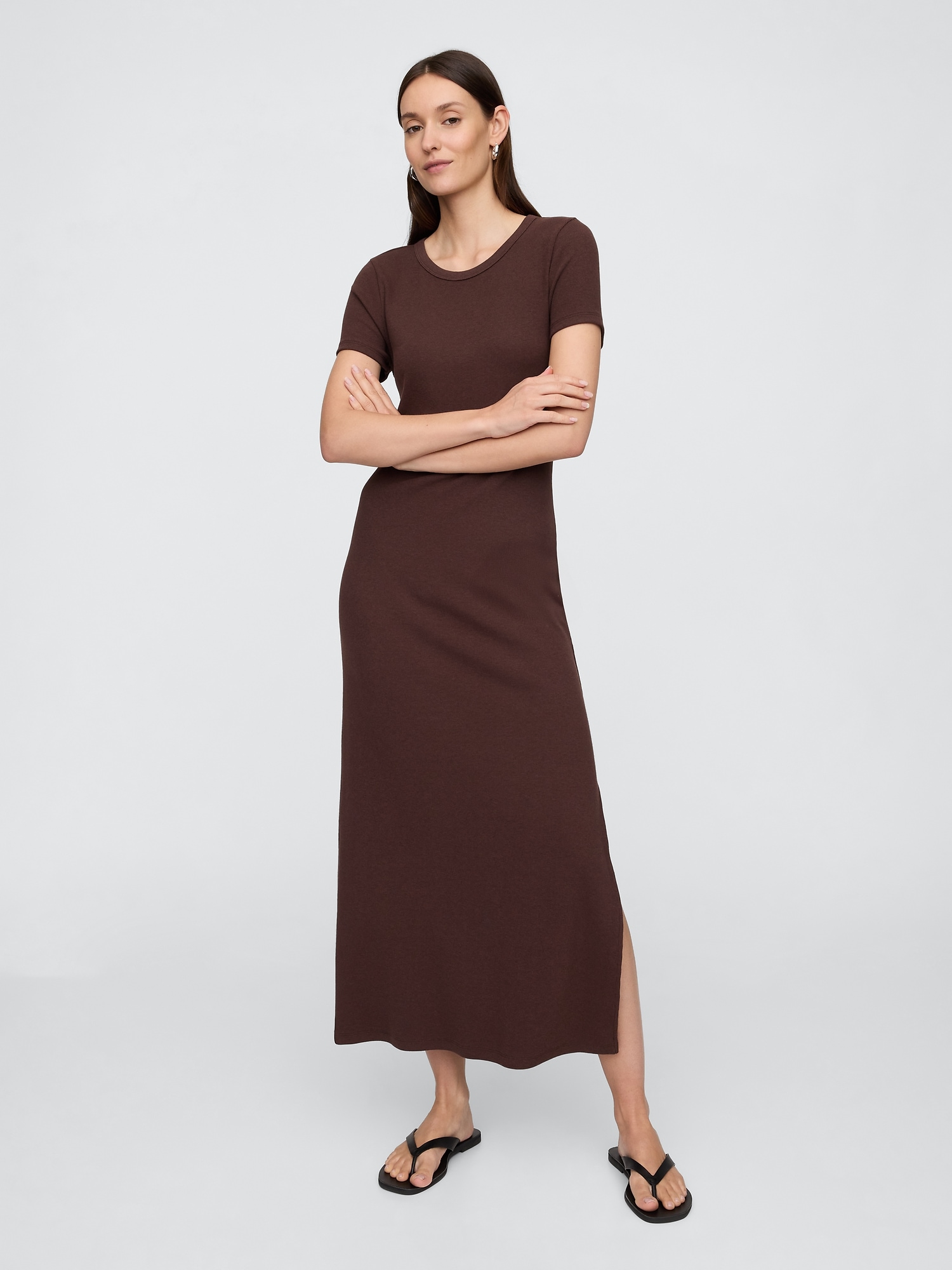 Ribbed Maxi Dress