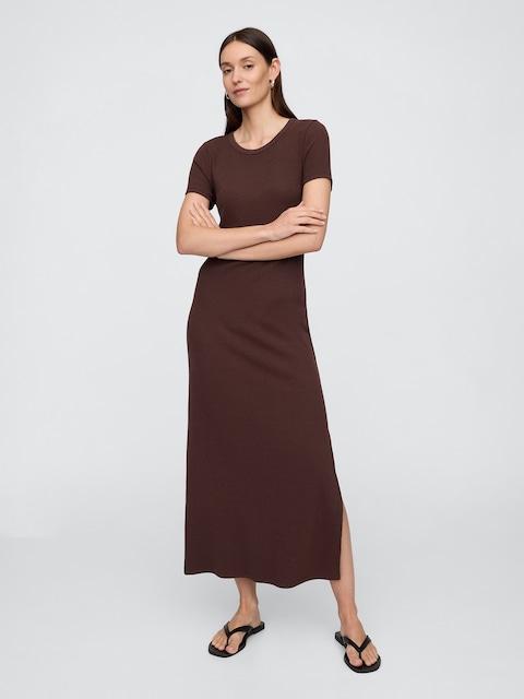 Ribbed Maxi Dress