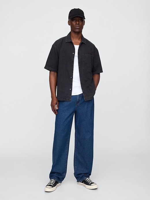 Image number 3 showing, Denim Shirt in Boxy Fit
