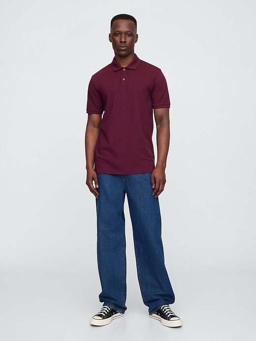 Image number 3 showing, Stretch Pique Polo Shirt