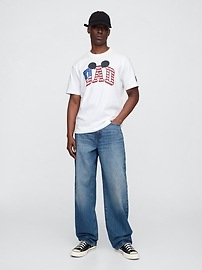 Gap × Disney Mickey Mouse Relaxed Everyday Soft Logo T-Shirt