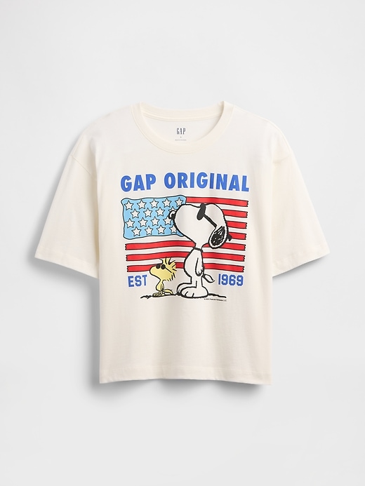 Image number 1 showing, Peanuts Oversized Gap Logo T-Shirt