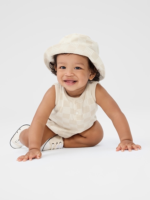 Image number 2 showing, Baby Romper Two-Piece Outfit Set