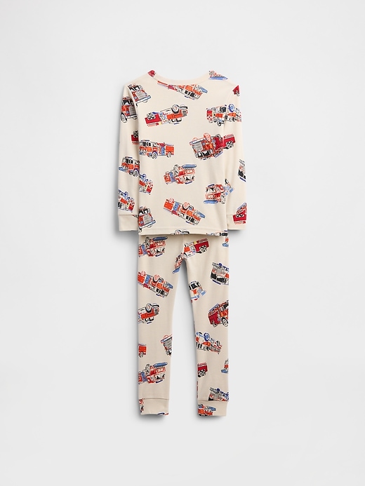 Image number 2 showing, babyGap 100% Organic Cotton Fire Truck PJ Set