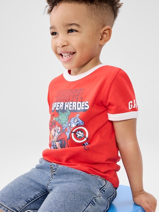 Image number 2 showing, babyGap &#124 Marvel Avengers Ringer T-Shirt
