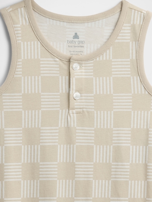 Image number 4 showing, Baby Romper Two-Piece Outfit Set