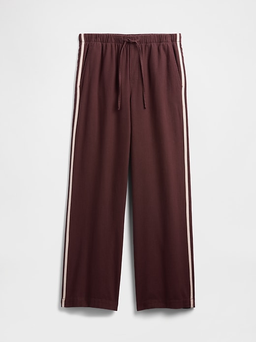 Image number 7 showing, Mid Rise Linen-Blend Wide-Leg Pants