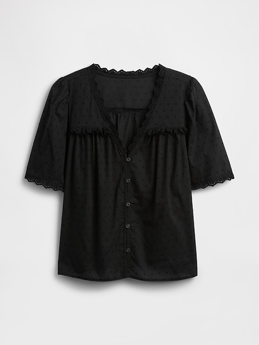 Image number 5 showing, Ruffle V-Neck Top