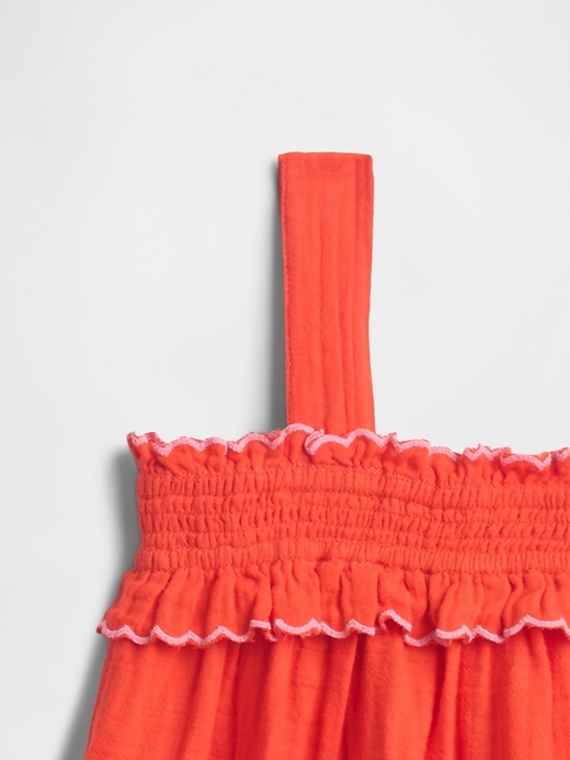 Image number 4 showing, babyGap Gauze Smocked Top