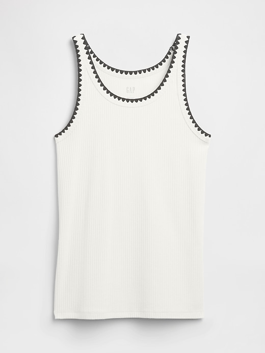 Image number 5 showing, Ribbed Scoopneck Tank Top