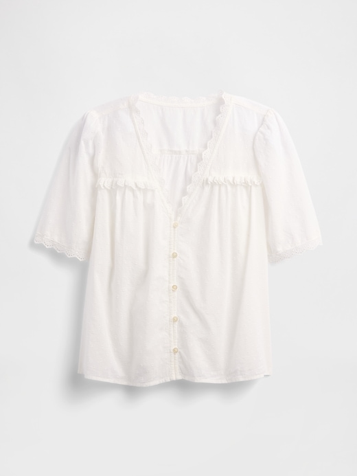 Image number 5 showing, Ruffle V-Neck Top