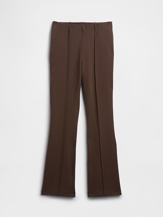 Image number 7 showing, High Rise Ponte Flare Crop Pants