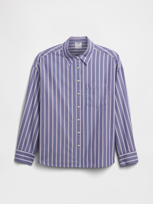 Image number 5 showing, Oversized Shirt in Poplin