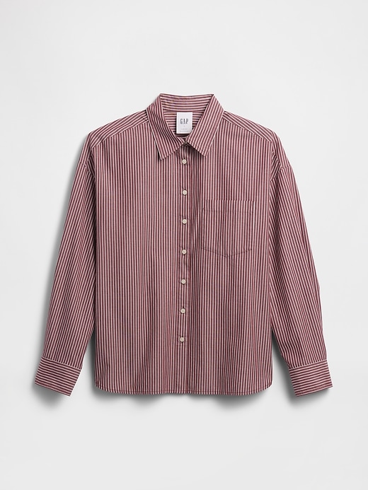 Image number 5 showing, Oversized Shirt in Poplin