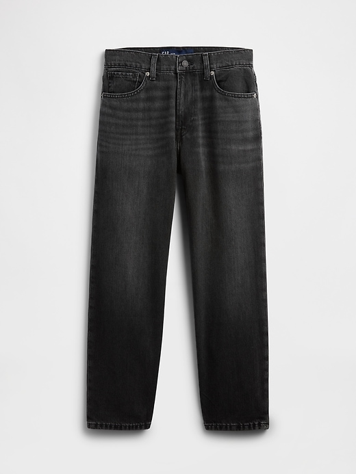 Image number 7 showing, Mid Rise SuperSoft Relaxed Straight Crop Jeans