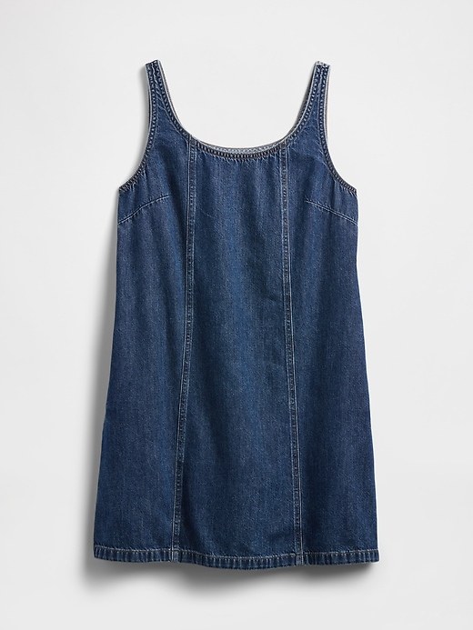 Image number 6 showing, Denim Scoopneck Mini Dress
